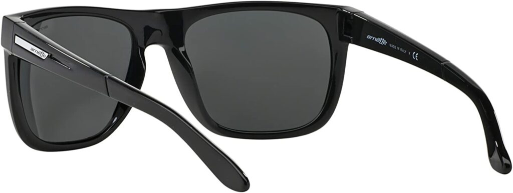 Arnette Fire Drill Black 59mm Sunglasses - Back View