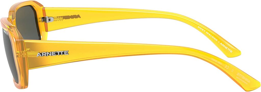 Arnette Gringo Yellow 55mm Sunglasses - Arm