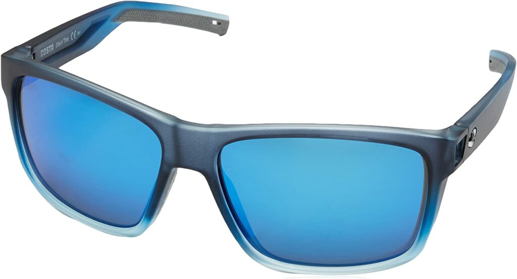 Costa Del Mar Slack Tide Polarized Blue 60mm Sunglasses - Side View