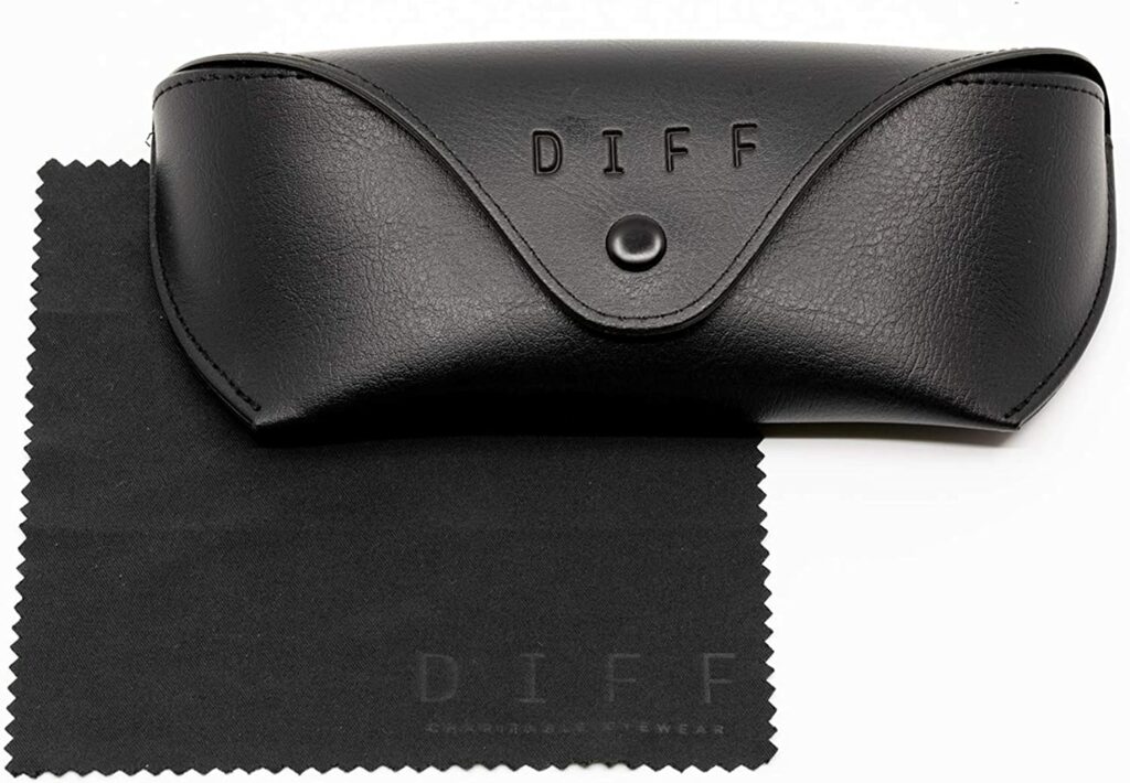 DIFF Becky II Pink 57mm Sunglasses - Case