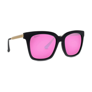 DIFF Bella Black 54mm Sunglasses - Featured