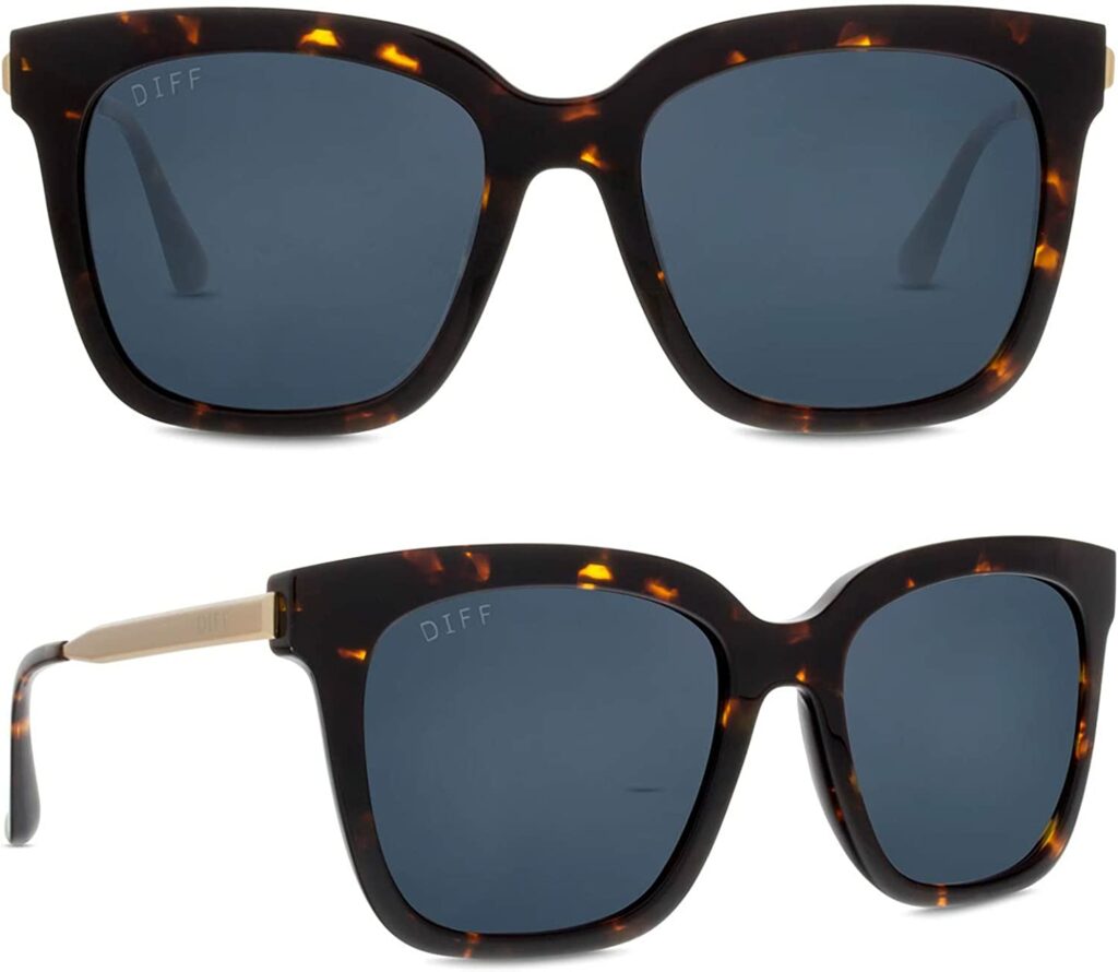 DIFF Bella Grey 54mm Sunglasses