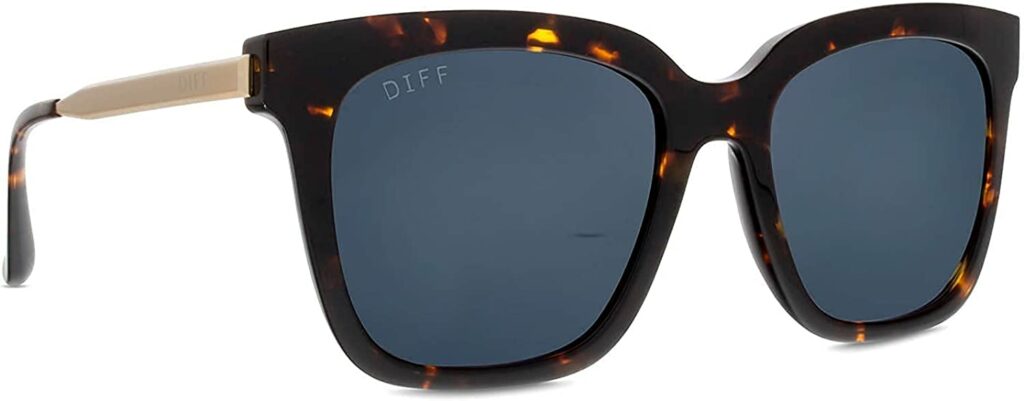 DIFF Bella Grey 54mm Sunglasses - Measurement