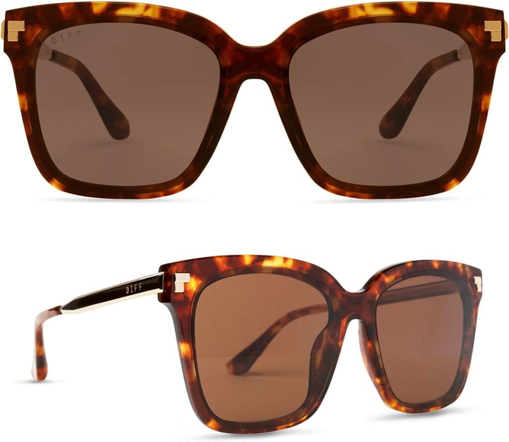 Diff Bella IV Brown 58mm Sunglasses - 2 Sunglass