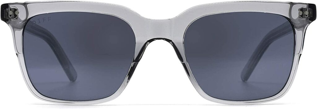 Diff Billie Grey 52mm Sunglasses - Front View