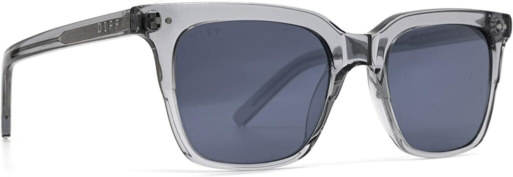 Diff Billie Grey 52mm Sunglasses - Side View