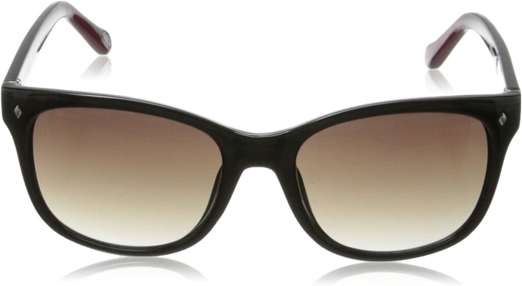 Fossil Women's FOS3006s Black 55mm Sunglasses - Front View