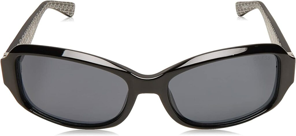 Guess Gu7410 Black 55mm Sunglasses - Front View