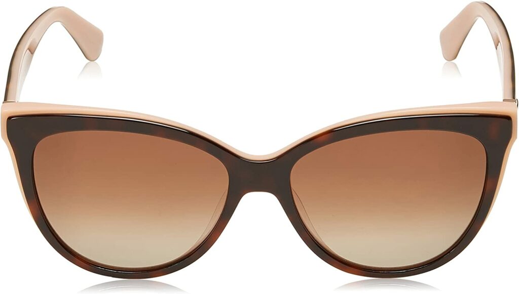 Kate Spade Daesha Brown 56mm Sunglasses - Front View
