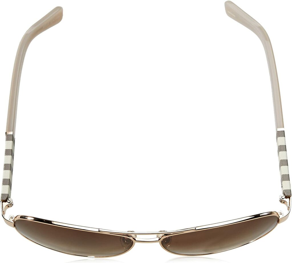 Kate Spade Dalia Brown 58mm Sunglasses - Top View