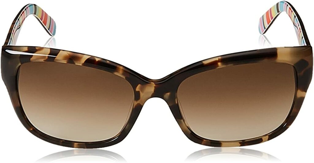 Kate Spade Johanna Brown 53mm Sunglasses - Front View