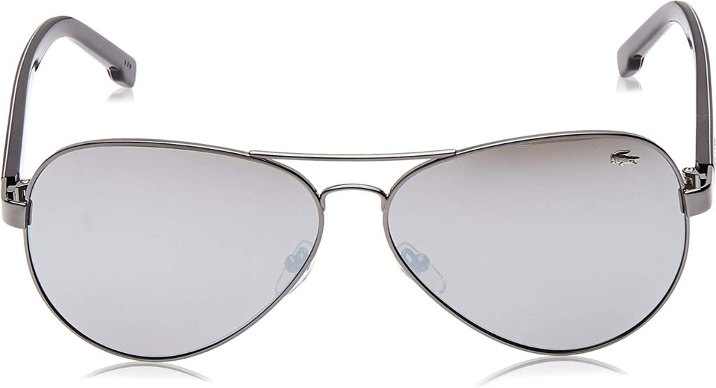 Lacoste L163s Grey 62mm Sunglasses - Front View