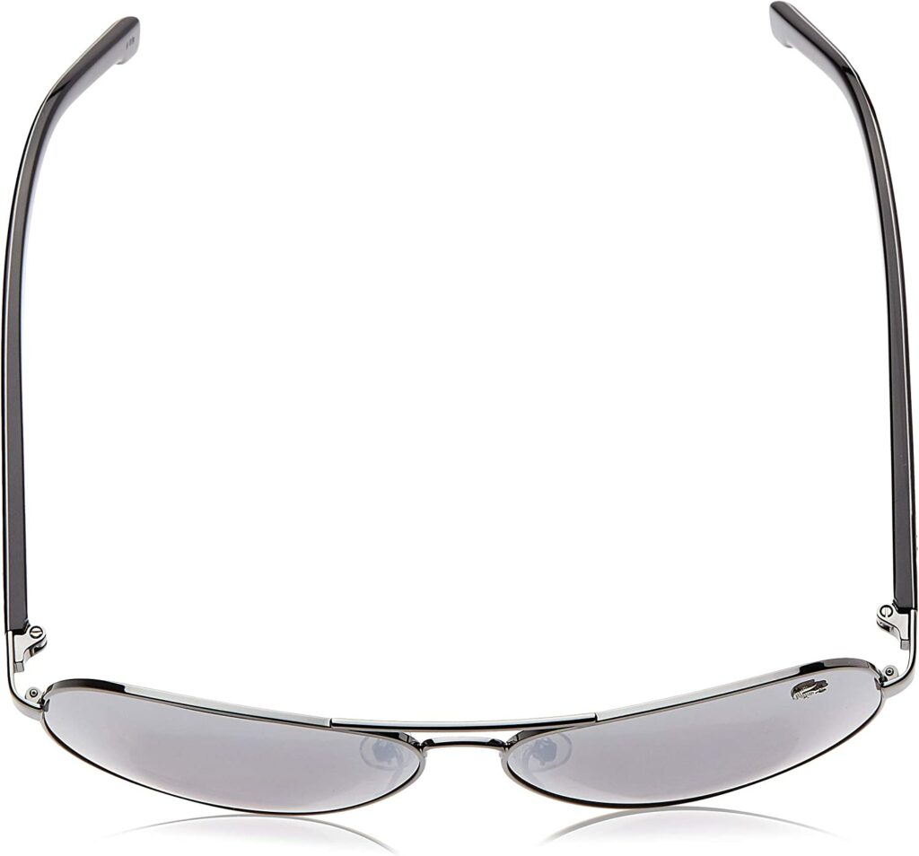 Lacoste L163s Grey 62mm Sunglasses - Top View