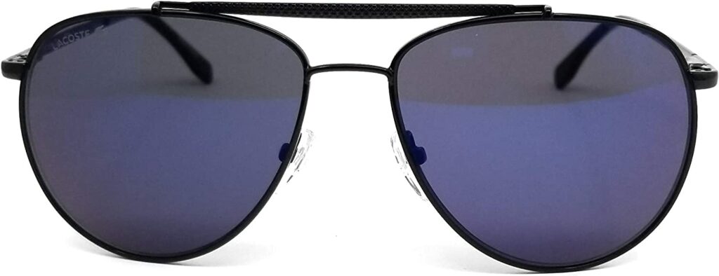 Lacoste L177S Black 57mm Sunglasses - Front View