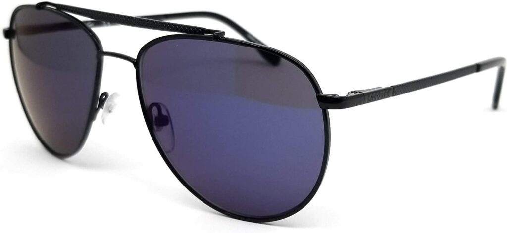 Lacoste L177S Black 57mm Sunglasses - Side View