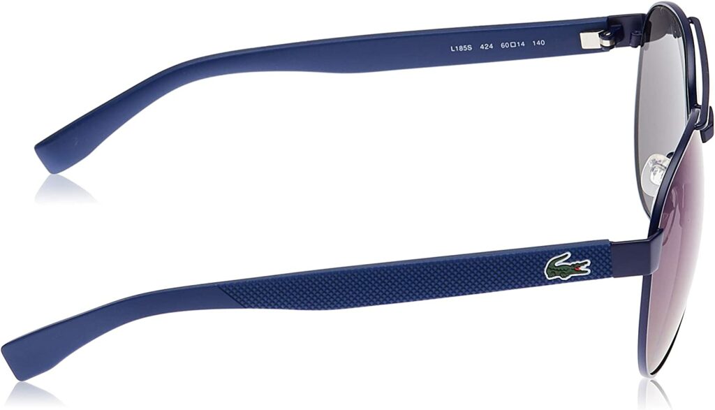 Lacoste L185S Blue 60mm Sunglasses - Arm