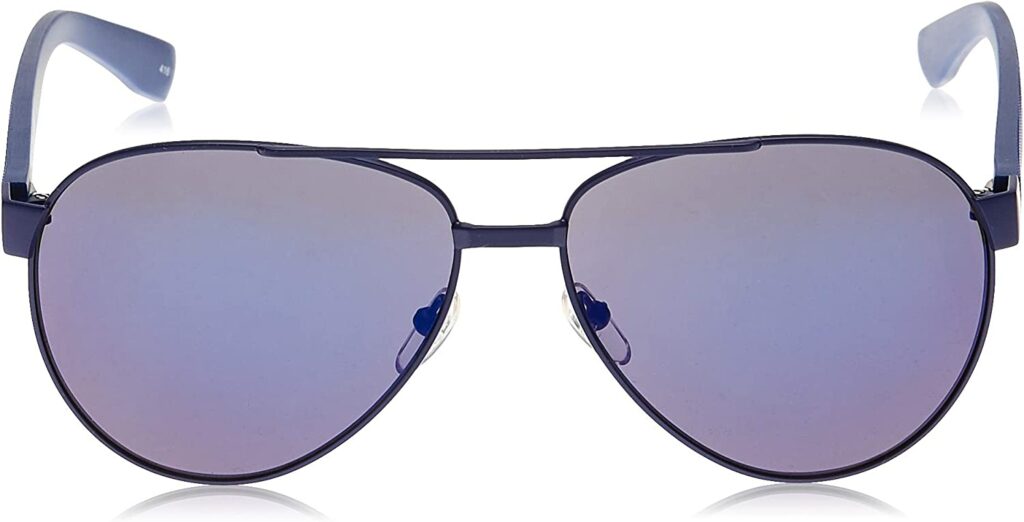 Lacoste L185S Blue 60mm Sunglasses - Front View