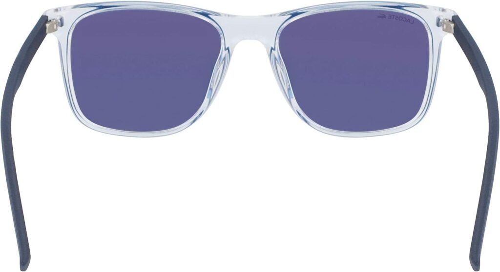 Lacoste L882S-414 Blue 54mm Sunglasses - Back View 2