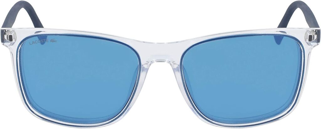 Lacoste L882S-414 Blue 54mm Sunglasses - Front View