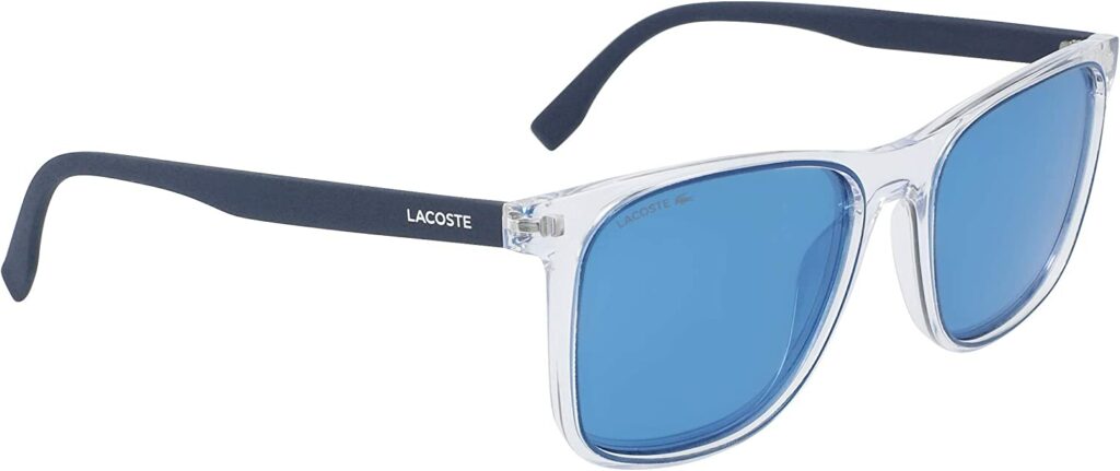 Lacoste L882S-414 Blue 54mm Sunglasses - Side View 2