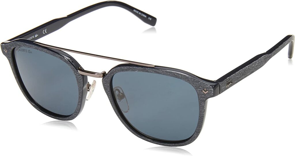 Lacoste L885s Blue 52mm Sunglasses - Side View