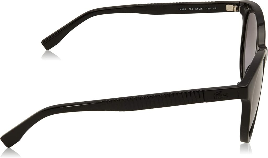 Lacoste L887s Round Black 54mm Sunglasses - Arm