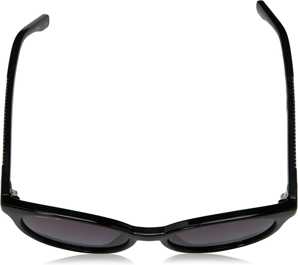 Lacoste L887s Round Black 54mm Sunglasses - Top View