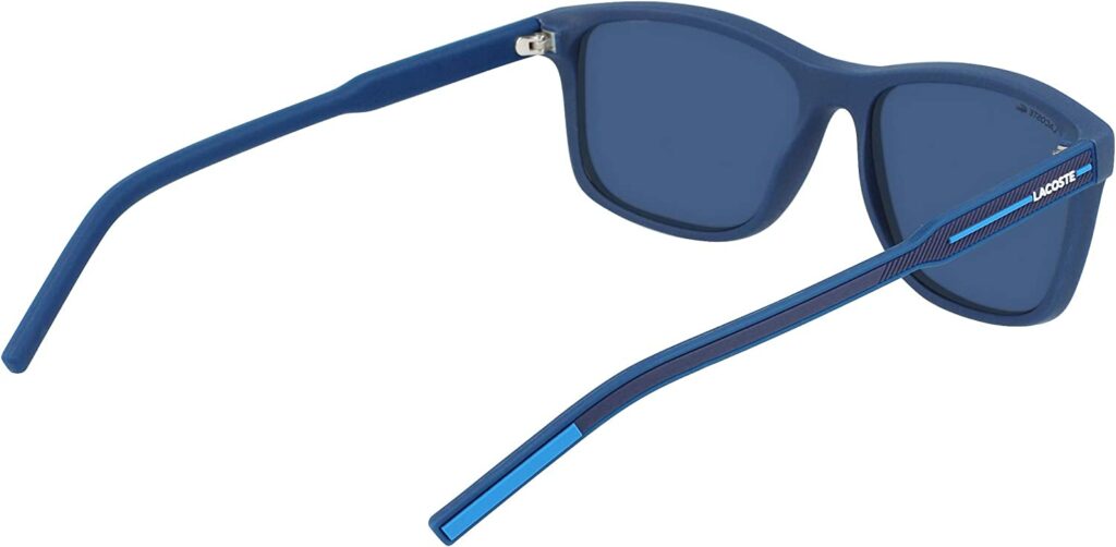 Lacoste L931s Blue 56mm Sunglasses - Back View 3