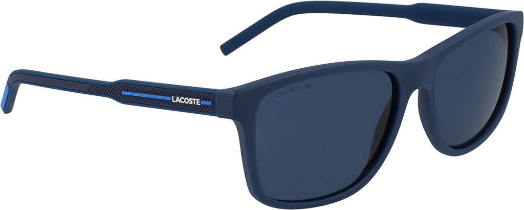 Lacoste L931s Blue 56mm Sunglasses - Side View 2