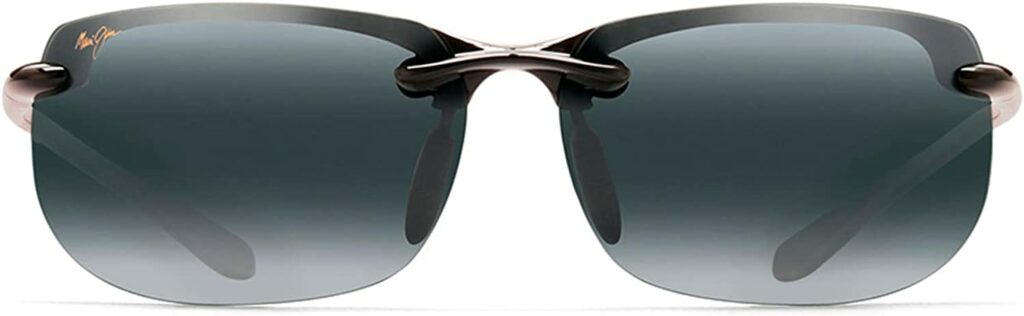 Maui Jim Banyans Black 70mm Sunglasses - Front View