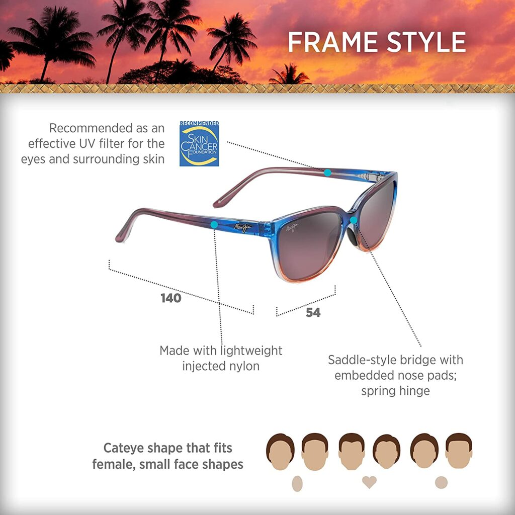 Maui Jim Honi Brown 54mm Sunglasses - Frame Style