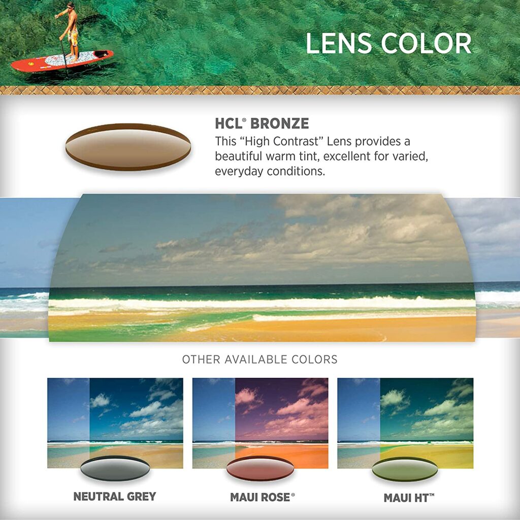 Maui Jim Orchid Polarised Brown 56mm Sunglasses - Lens Color