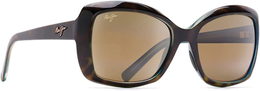 Maui Jim Orchid Polarised Brown 56mm Sunglasses - Side View