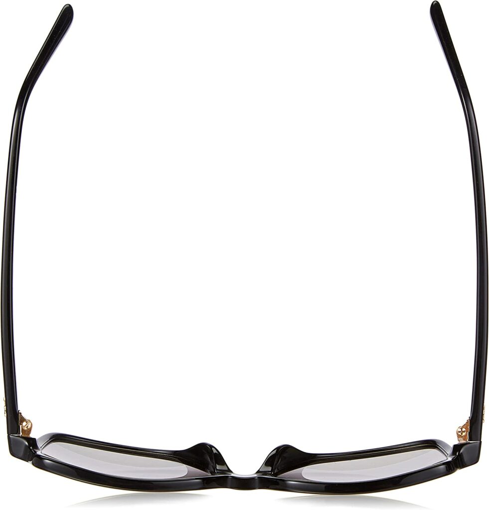 Michael Kors Round Fashion Black 56mm Sunglasses - Top View