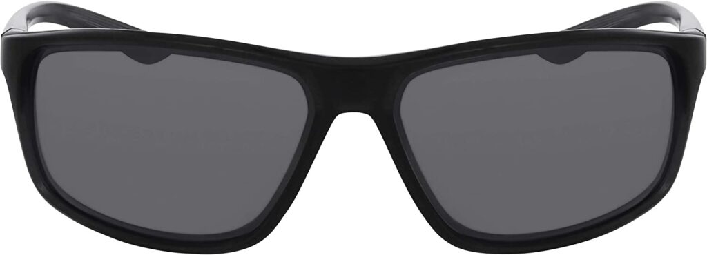 Nike Adrenaline Black 66mm Sunglasses - Front View