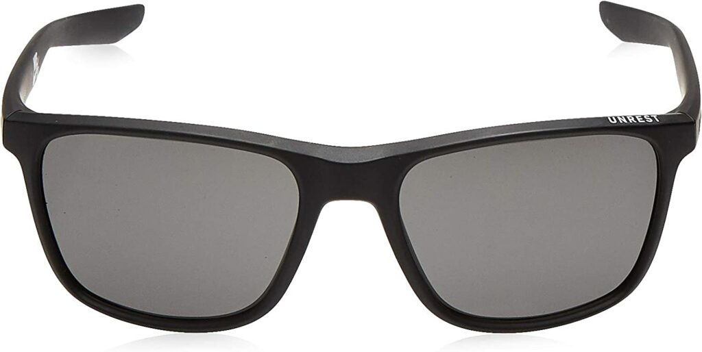 Nike Unrest Black 57mm Sunglasses - Front View