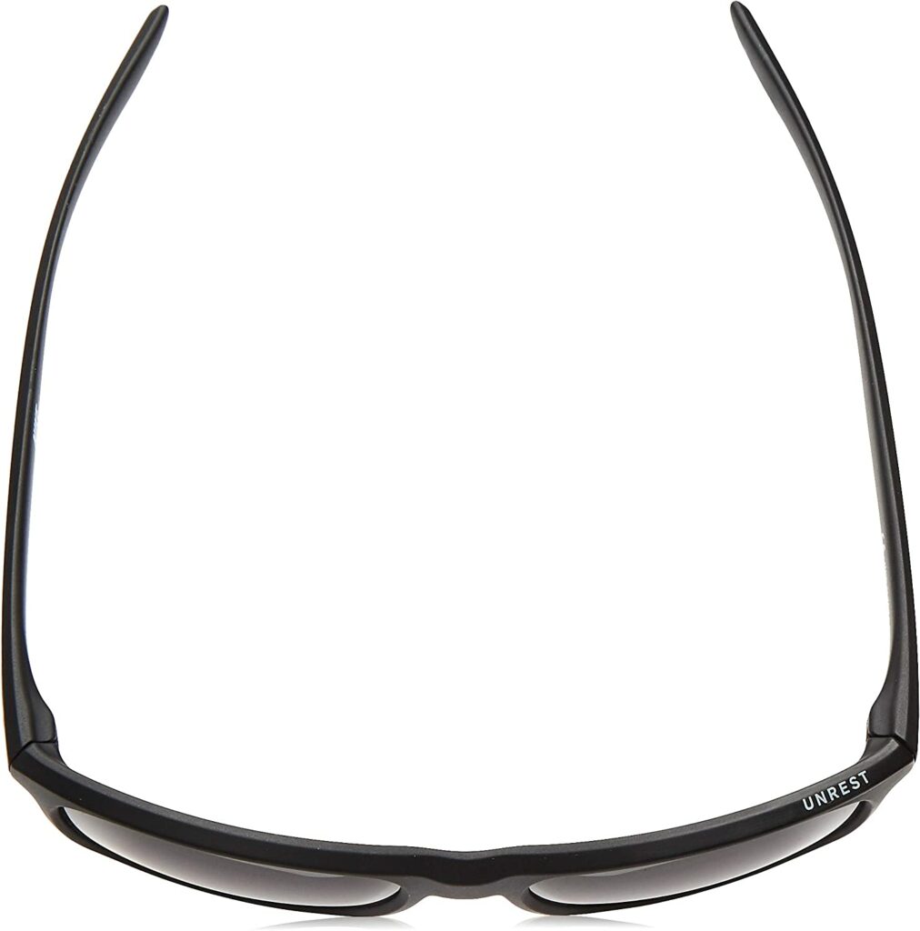 Nike Unrest Black 57mm Sunglasses - Top View