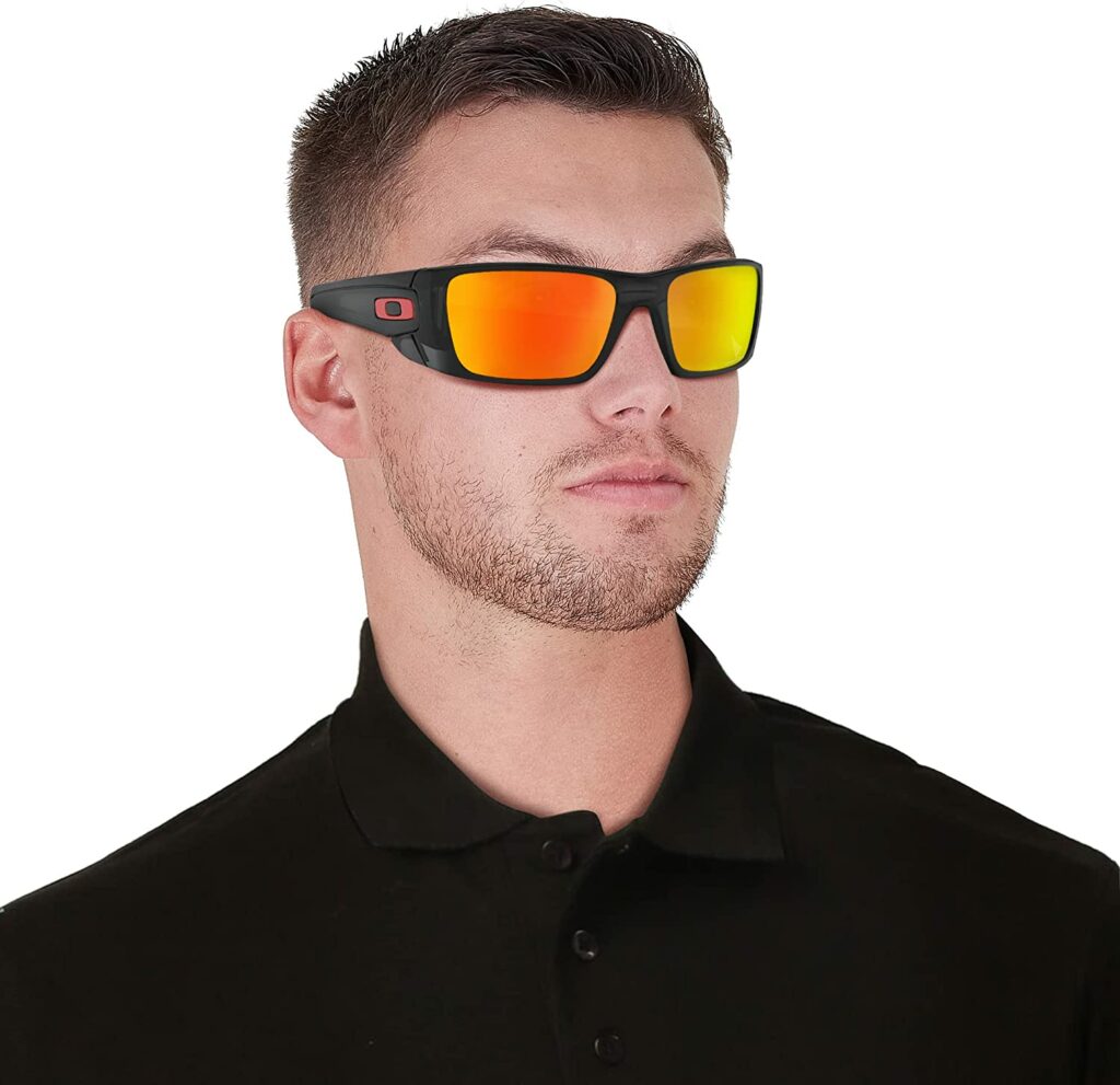Oakley Fuel Cell Orange 60mm Sunglasses - When Worn