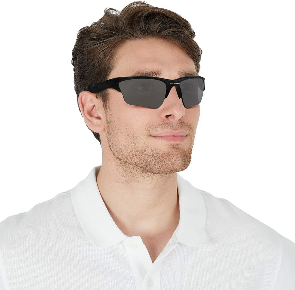 Oakley Half Jacket 2.0 Black 62mm Sunglasses - When Worn
