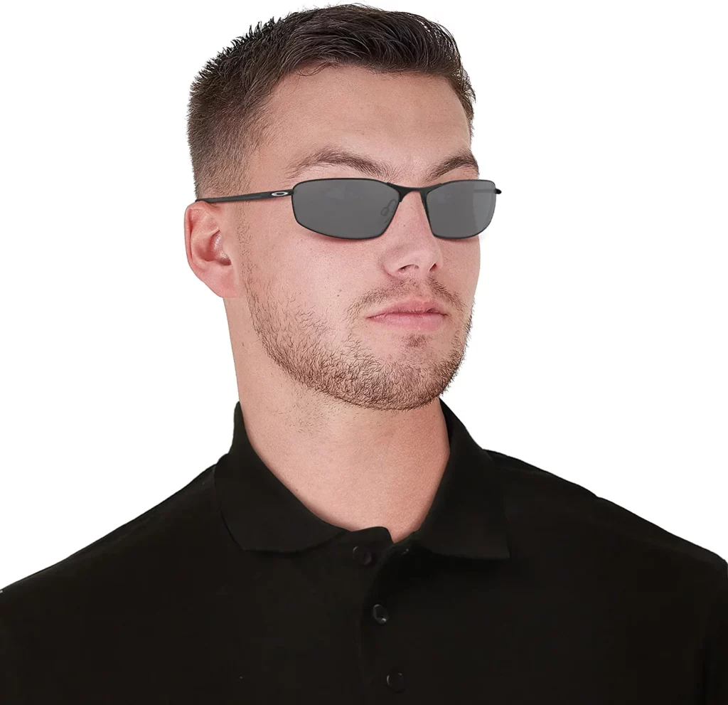 Oakley Whisker Black 60mm Sunglasses - When Worn