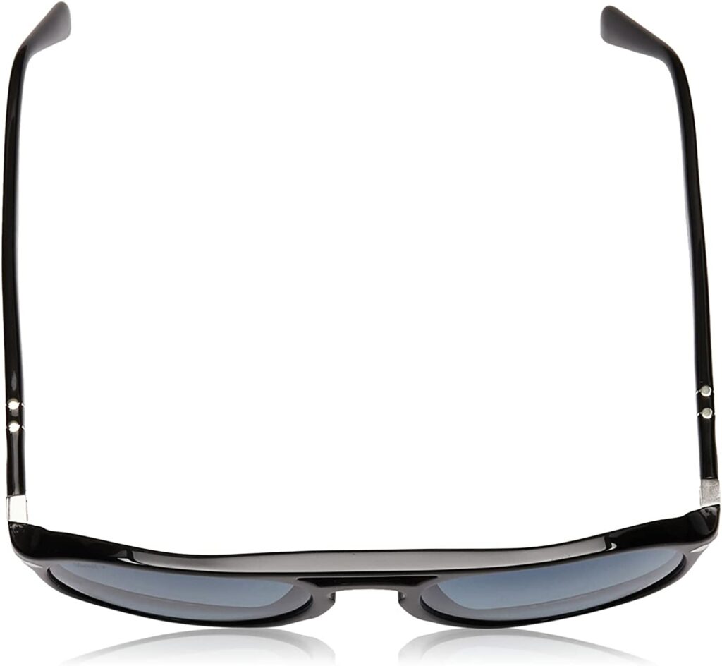 Persol PO3235S Pilot Black 55mm Sunglasses - Top View