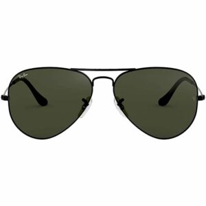 Ray-Ban Aviator Classic Black 58mm Sunglasses FEATURED