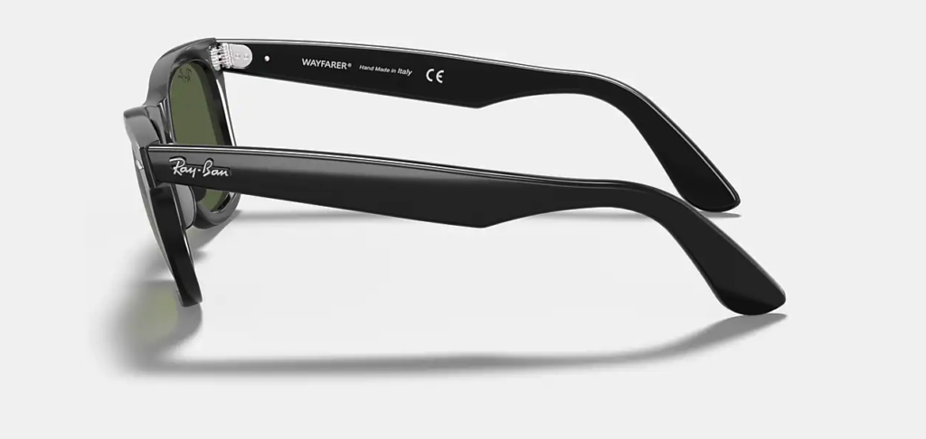 Ray-Ban Original Wayfarer Classic Black 50mm Sunglasses - Arm