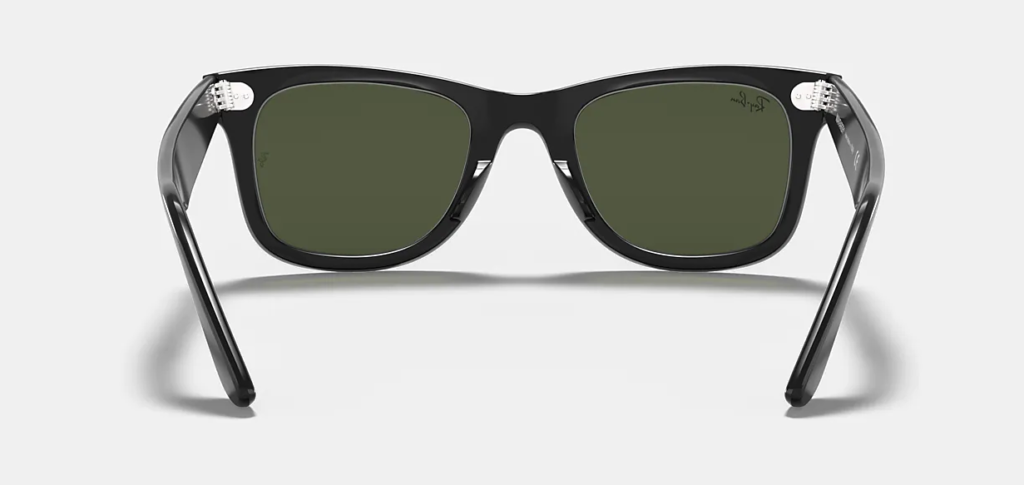 Ray-Ban Original Wayfarer Classic Black 50mm Sunglasses - Back View