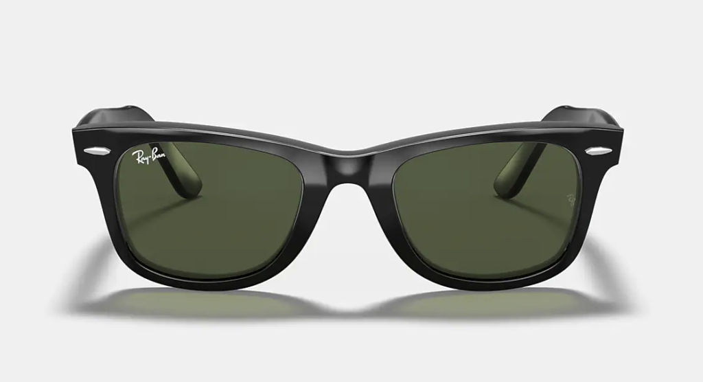 Ray-Ban Original Wayfarer Classic Black 50mm Sunglasses - Front View