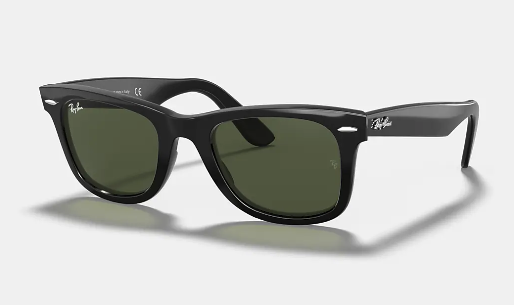 Ray-Ban Original Wayfarer Classic Black 50mm Sunglasses - Side View
