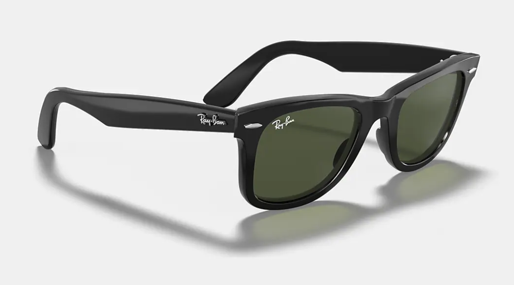 Ray-Ban Original Wayfarer Classic Black 50mm Sunglasses - Side View 2