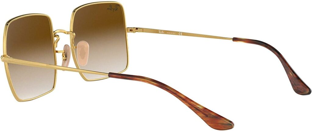 Ray-Ban Rb1971 Gold 54mm Sunglasses - Back View