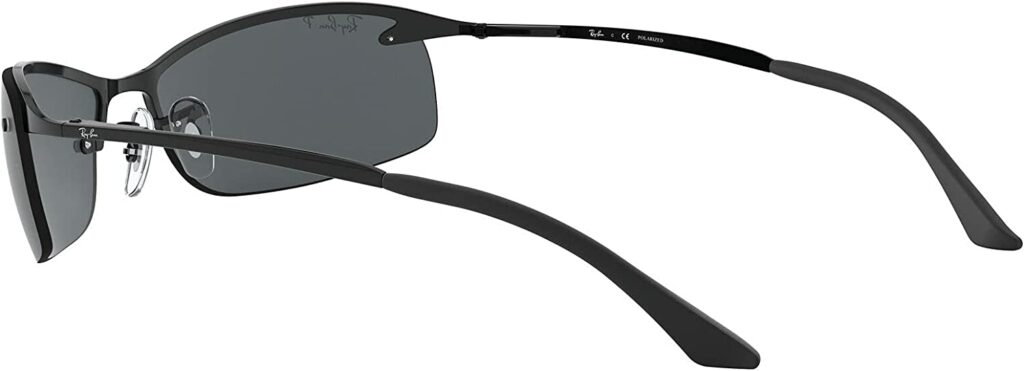 Ray-Ban Rb3183 Black 63mm Sunglasses - Back View