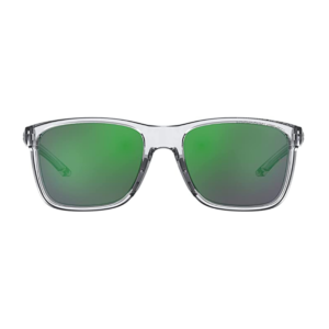 Under Armour Boys’ Ua Hustle Jr. Shield Green 56mm Sunglasses